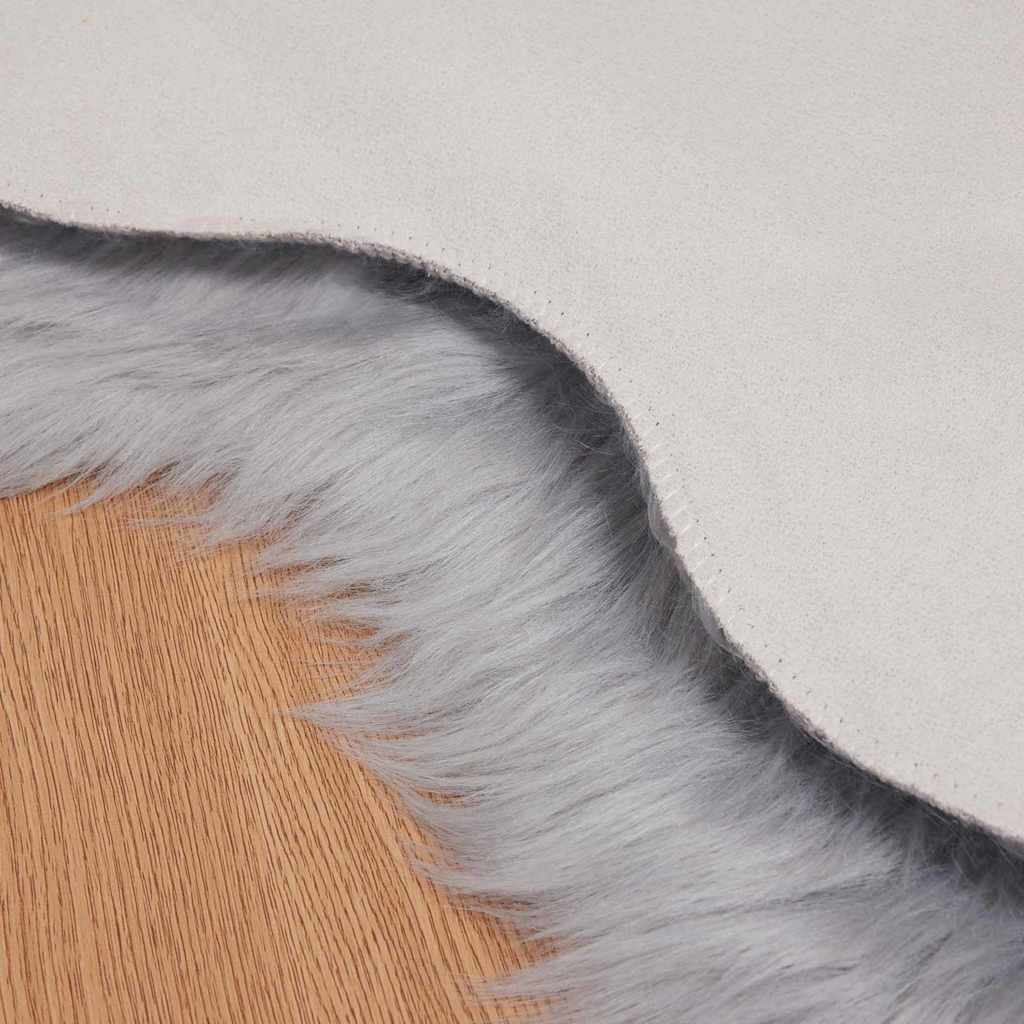 Tappeto Pecora Tafalla Grigio 50 x 80 cm Poliestere