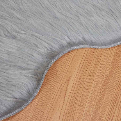 Tappeto Pecora Tafalla Grigio 60 x 90 cm Poliestere