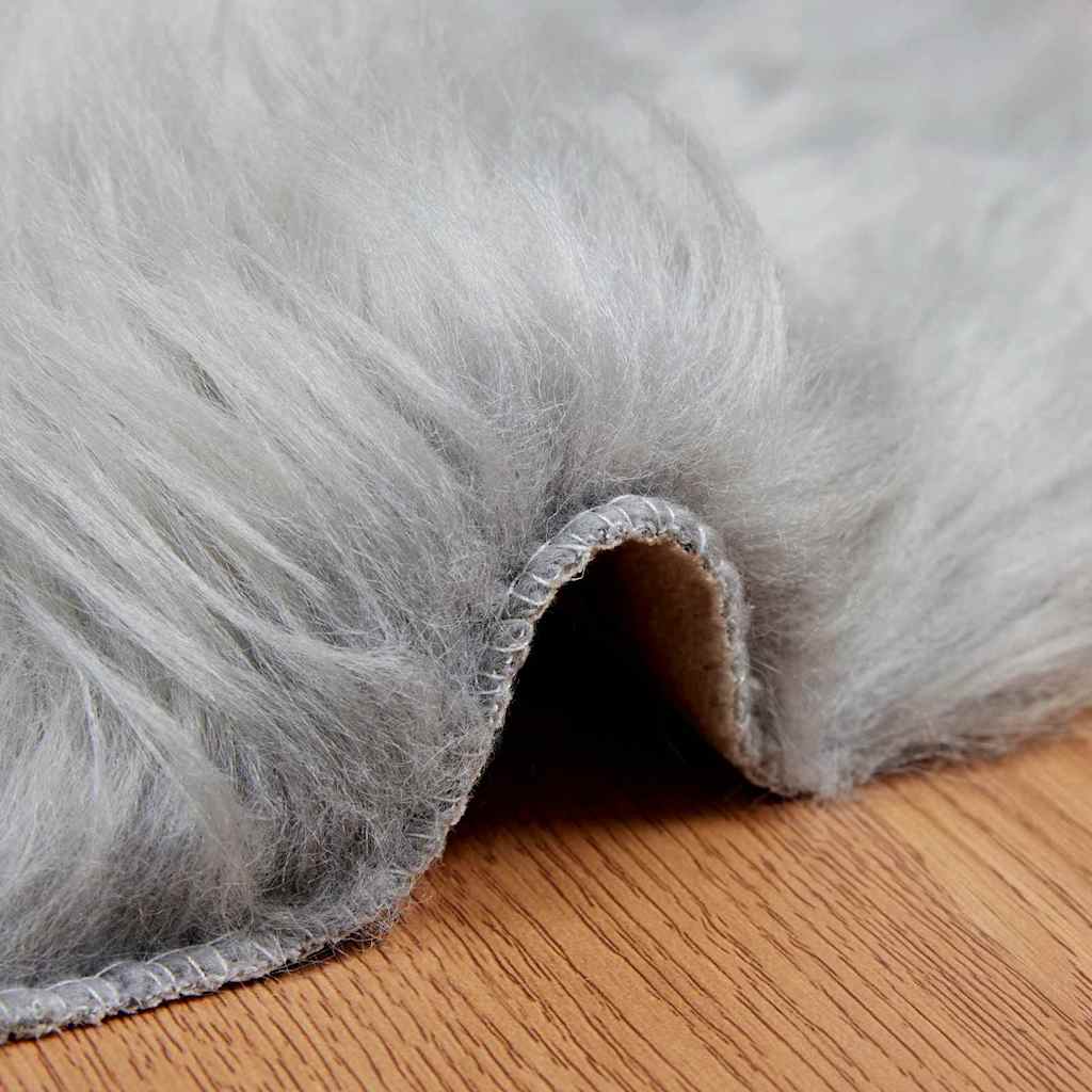 Tappeto Pecora Tafalla Grigio 80 x 120 cm Poliestere