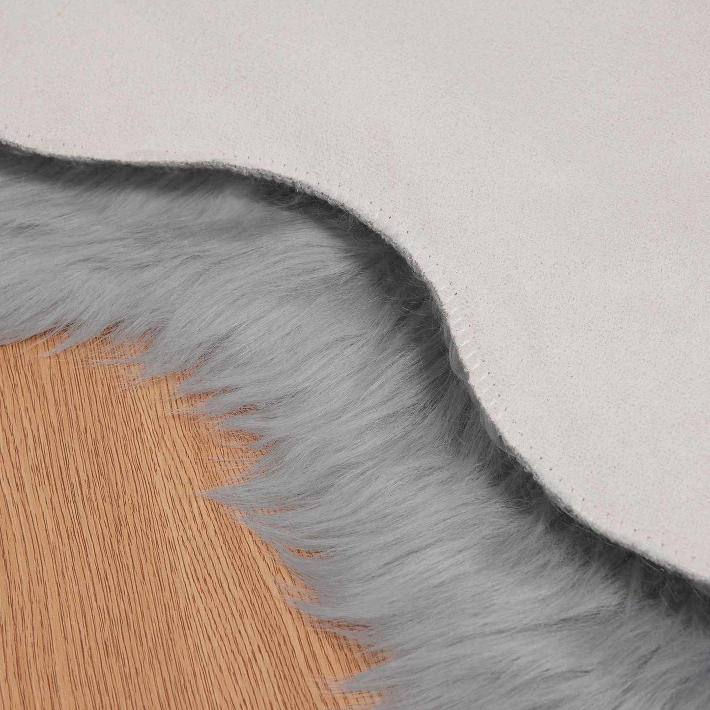 Tappeto Pecora Tafalla Grigio 80 x 120 cm Poliestere