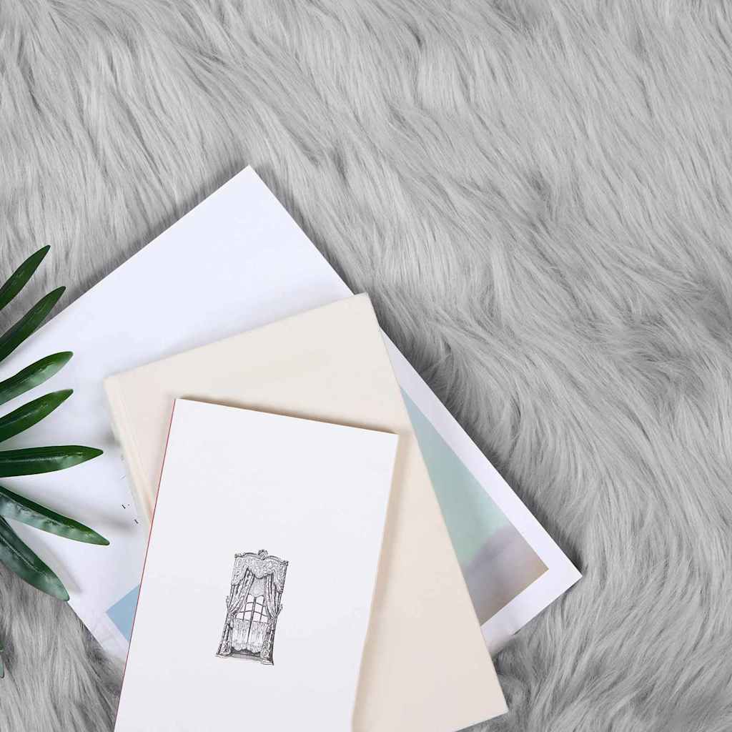 Tappeto Pecora Tafalla Grigio 80 x 120 cm Poliestere