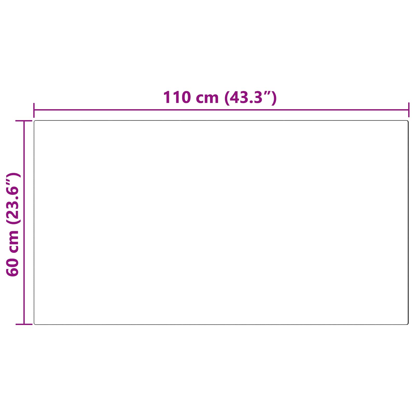 Tappeto in finta TAFALLA Rosa 60 x 110 cm Poliestere | homemem39
