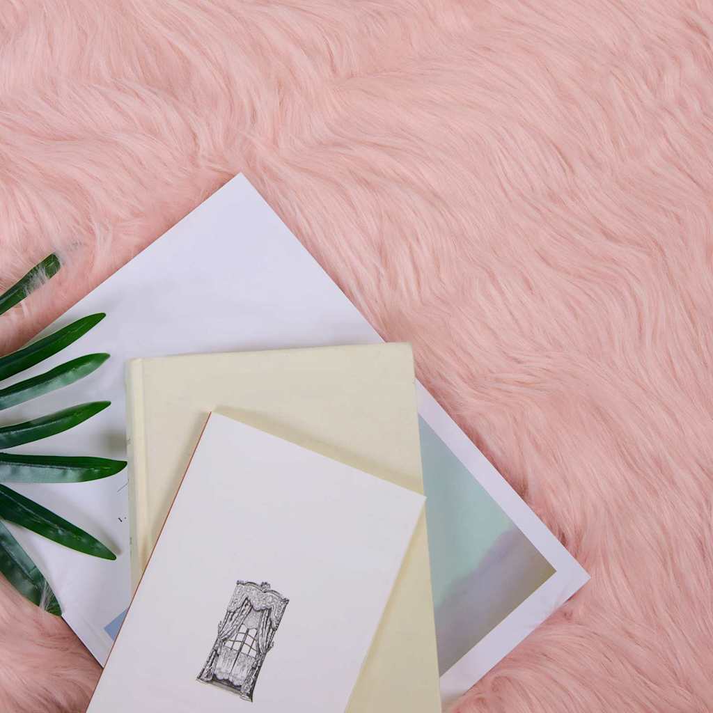 Tappeto Pecora Tafalla Rosa 80 x 250 cm Poliestere