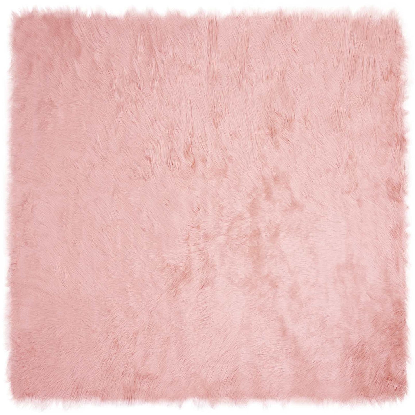 Tappeto Pecora Tafalla Rosa 120 x 120 cm Poliestere
