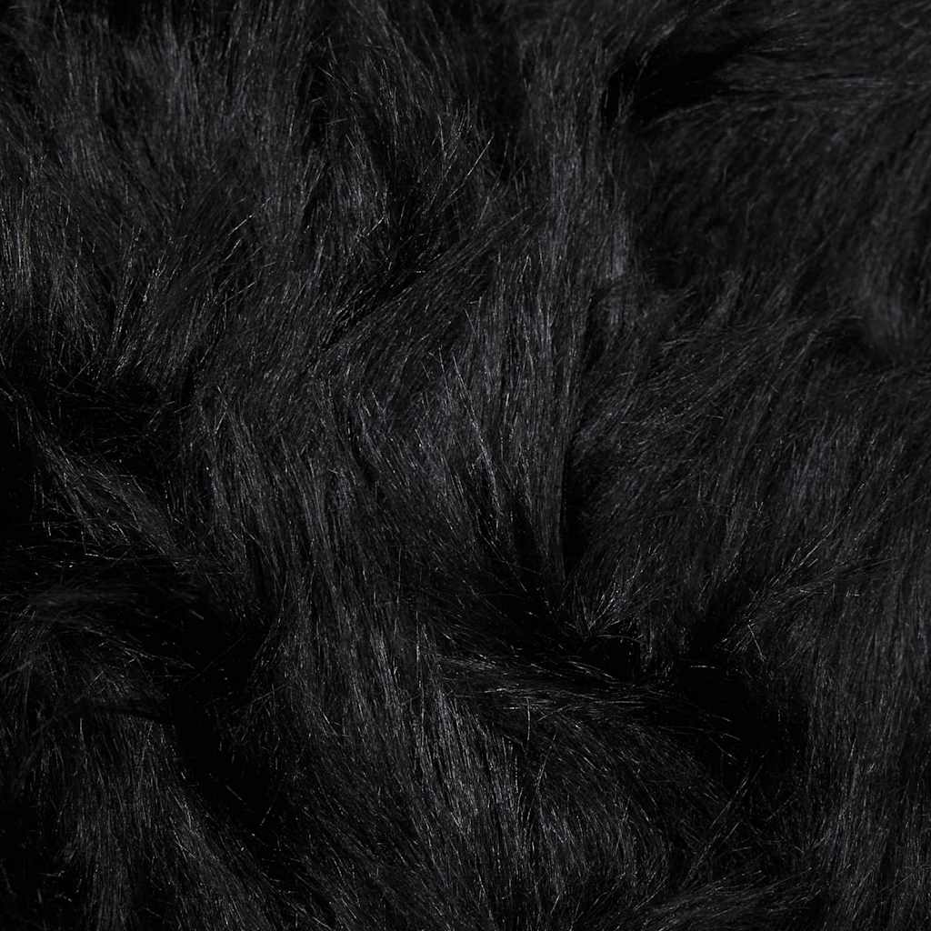 Tappeto Pecora Tafalla Nero 100 x 200 cm Poliestere