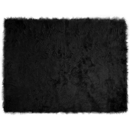 Tappeto Pecora Tafalla Nero 240 x 340 cm Poliestere