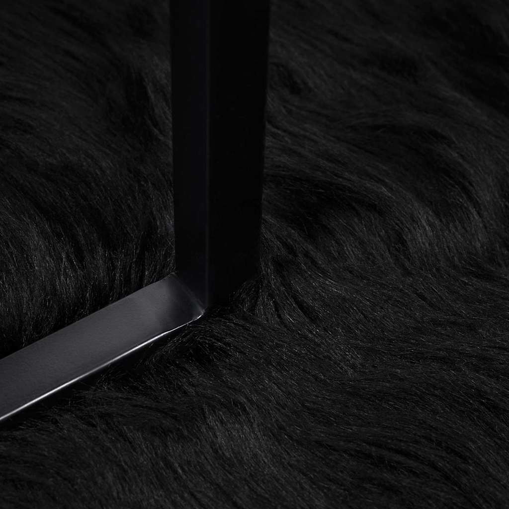 Tappeto Pecora Tafalla Nero 80 x 120 cm Poliestere