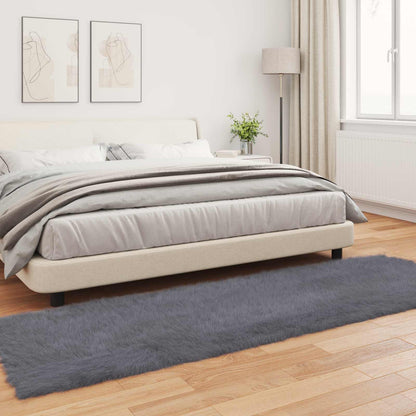 Tappeto Pecora Tafalla Antracite 80 x 250 cm Poliestere