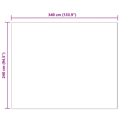 Tappeto Pecora Tafalla Antracite 240 x 340 cm Poliestere
