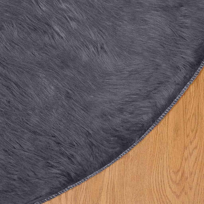 Tappeto Pecora Tafalla Antracite Ø 160 cm Poliestere