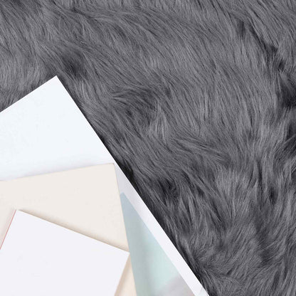 Tappeto Pecora Tafalla Antracite 50 x 80 cm Poliestere