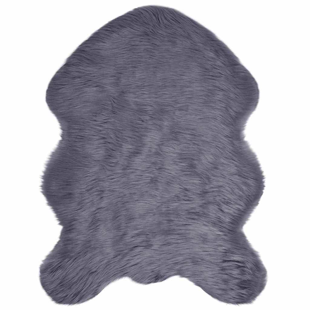 Tappeto Pecora Tafalla Antracite 80 x 120 cm Poliestere