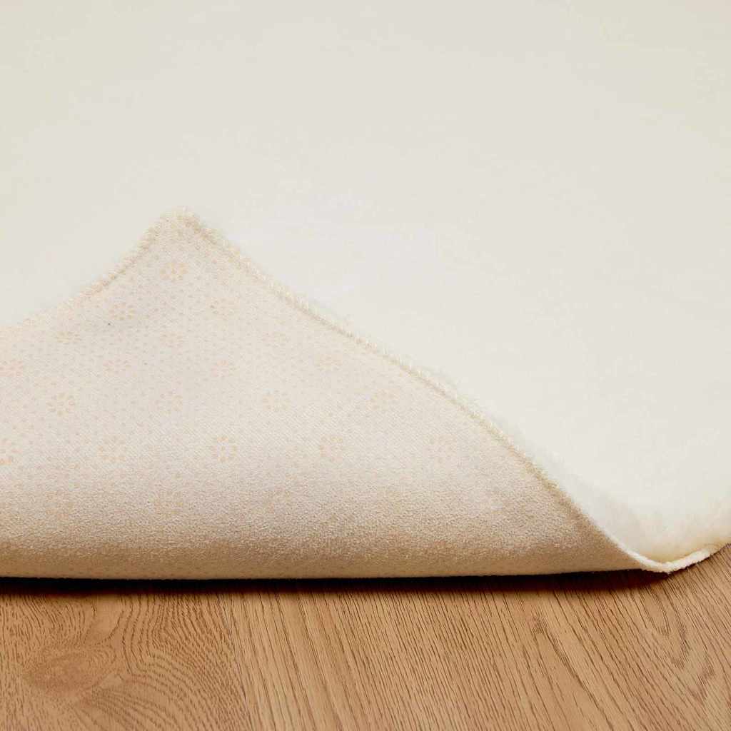 Tappeto in Pelliccia Sintetica di Coniglio Olite Bianco