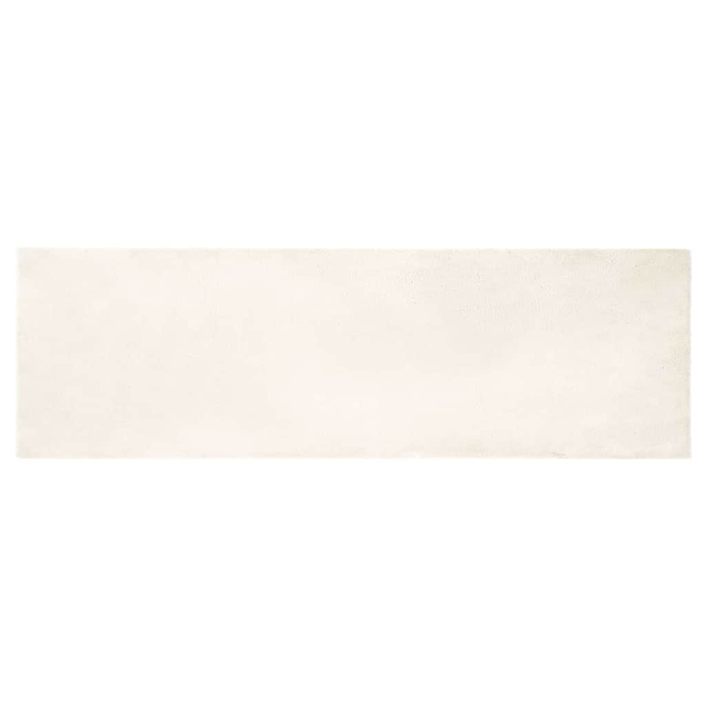 Tappeto in Pelliccia Sintetica di Coniglio Olite Bianco