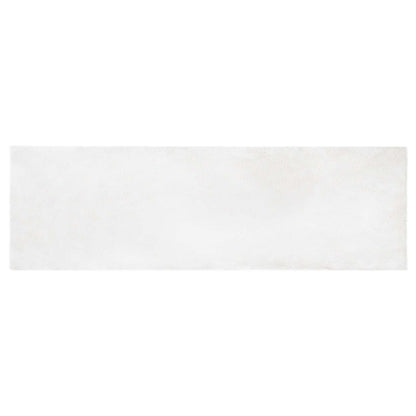 Tappeto in Pelliccia Sintetica di Coniglio Olite Bianco