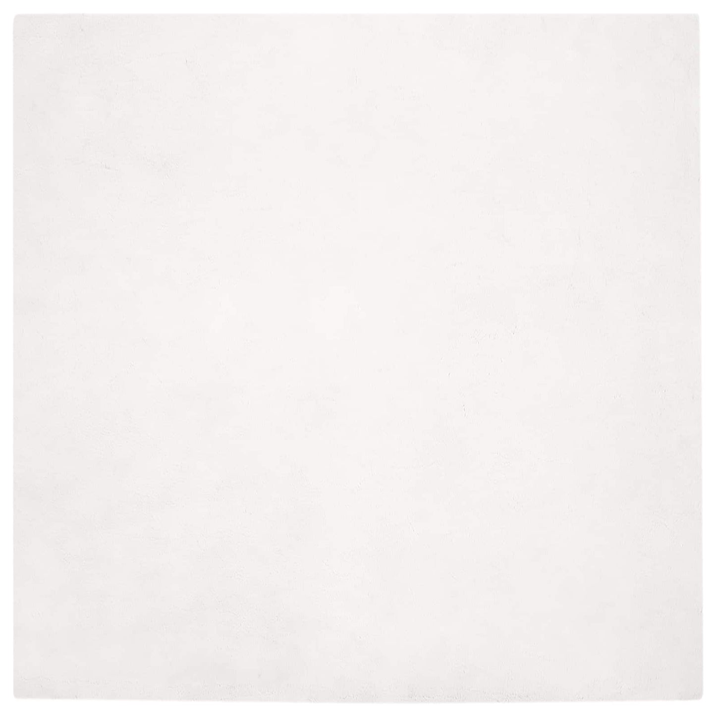 Tappeto in Pelliccia Sintetica di Coniglio Olite Bianco