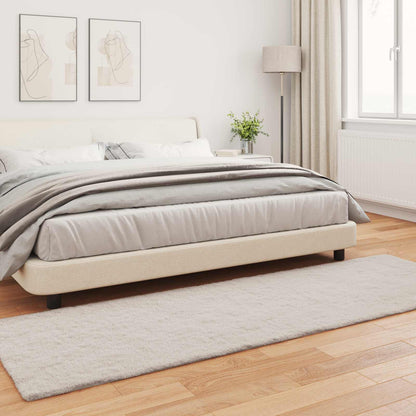 Tappeto in Pelliccia Sintetica di Coniglio Olite Beige