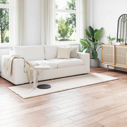 Tappeto in Pelliccia Sintetica di Coniglio Olite Crema