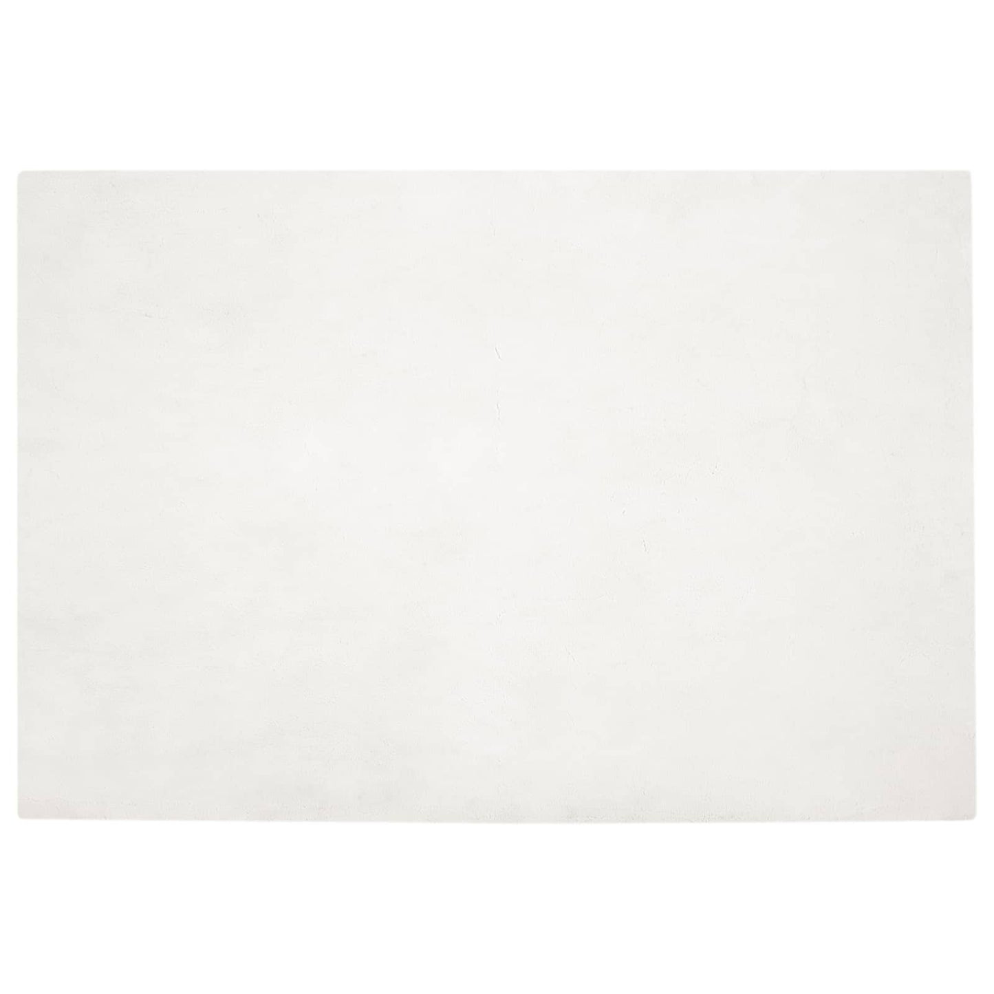 Tappeto in Pelliccia Sintetica di Coniglio Olite Crema