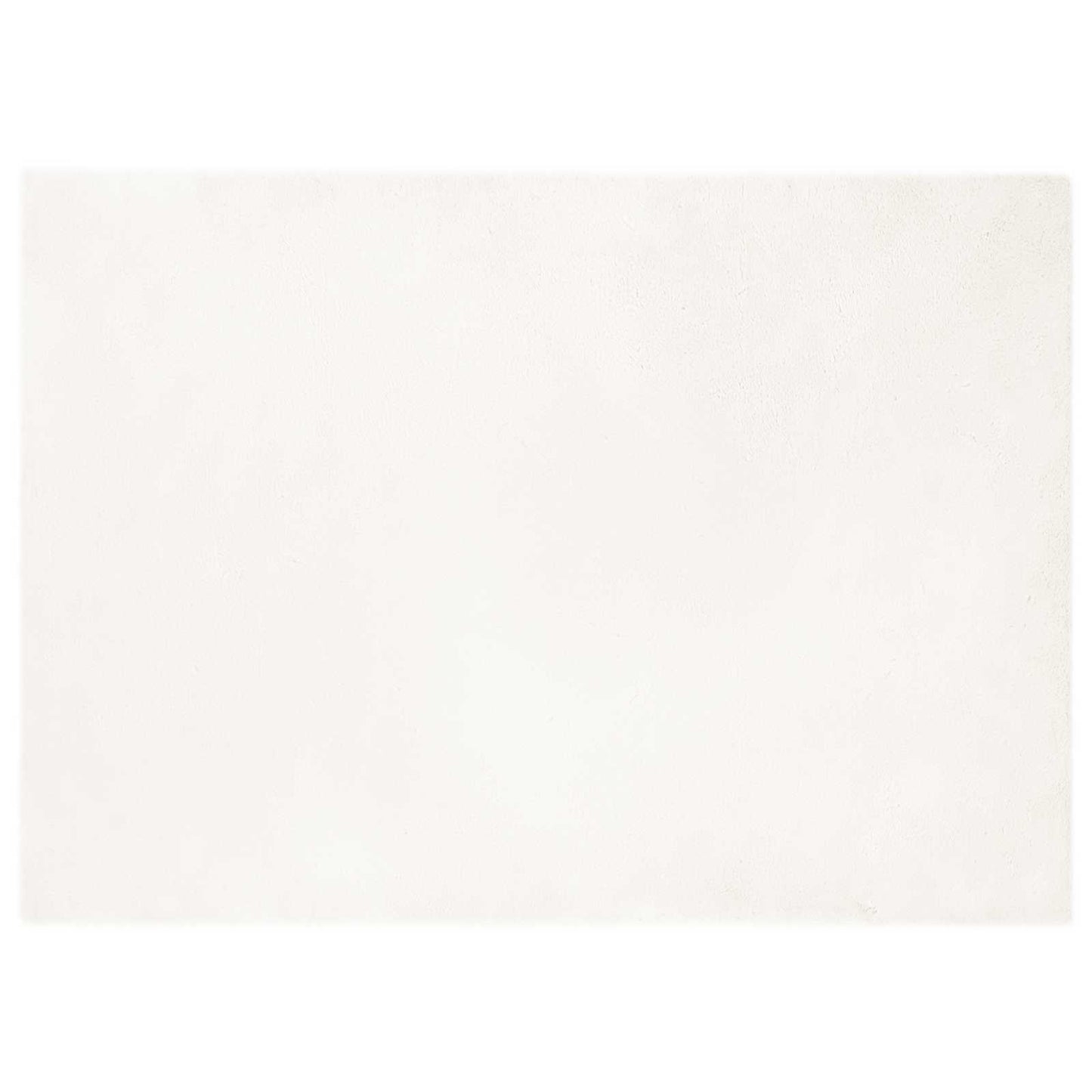 Tappeto in Pelliccia Sintetica di Coniglio Olite Crema