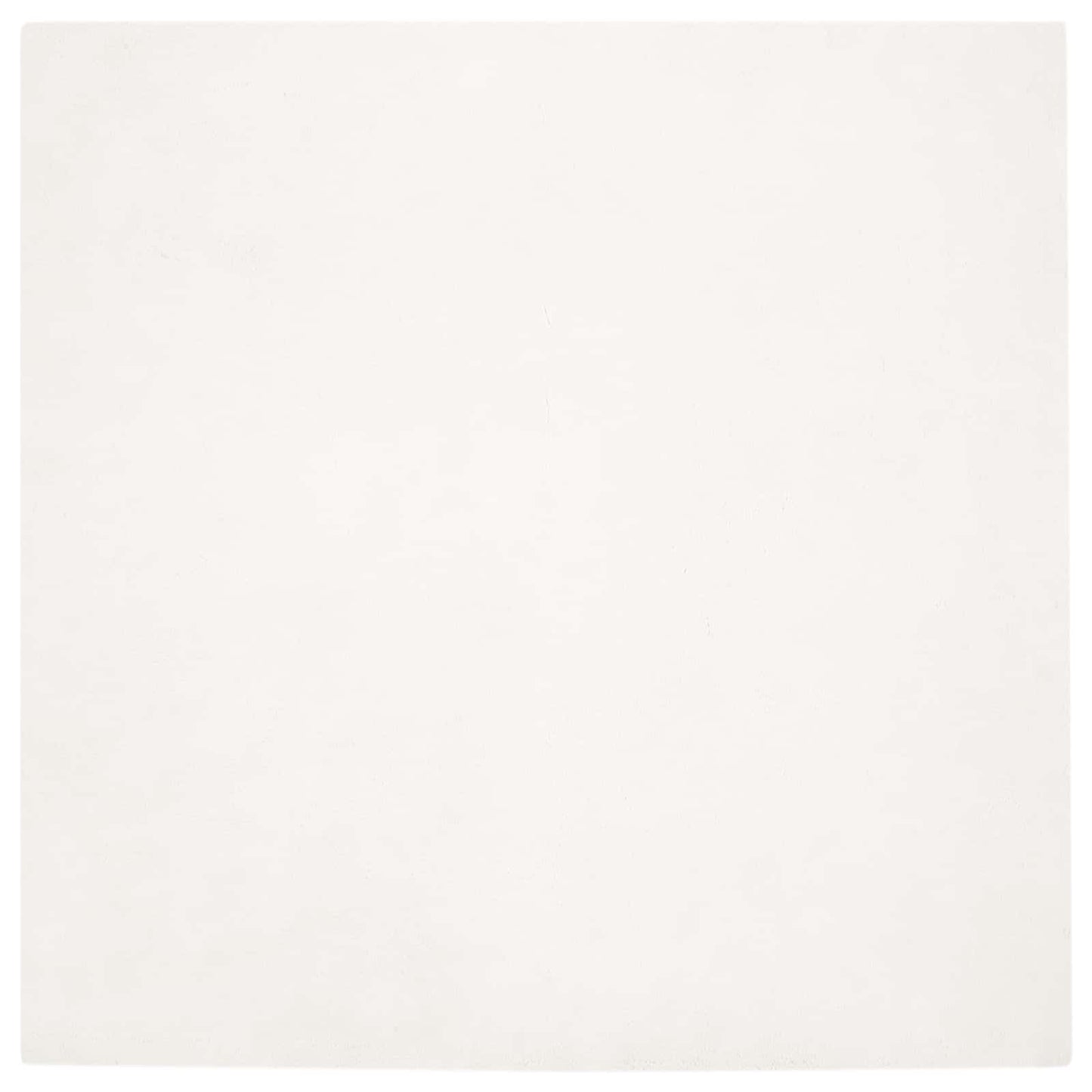 Tappeto in Pelliccia Sintetica di Coniglio Olite Crema