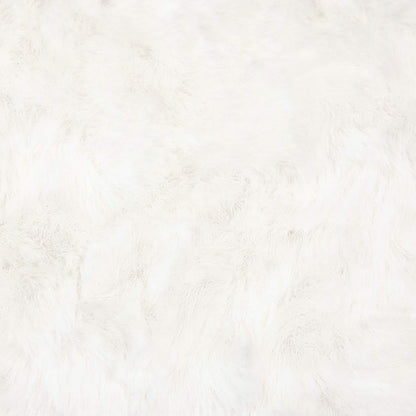 Tappeto in Pelliccia Sintetica di Coniglio Olite Crema Ø 200 cm