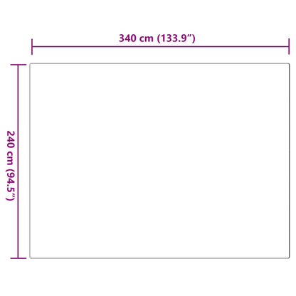 Tappeto in Pelliccia Sintetica di Coniglio Olite Grigio