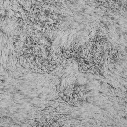 Tappeto in Pelliccia Sintetica di Coniglio Olite Grigio Ø 80 cm