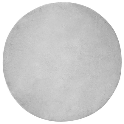 Tappeto in Pelliccia Sintetica di Coniglio Olite Grigio Ø 80 cm