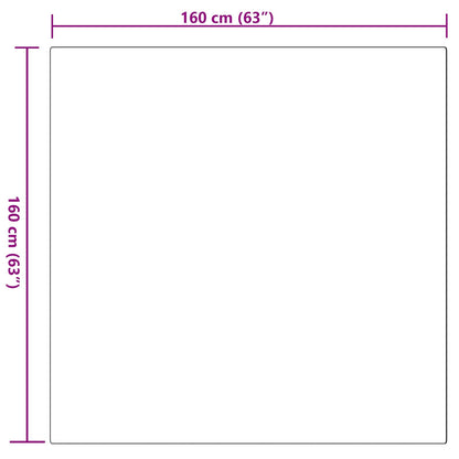 Tappeto antiscivolo in sintetica di coniglio OLITE Rosa | homemem39