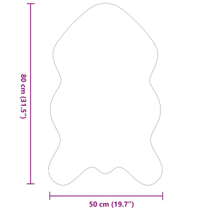 Tappeto in Pelliccia Sintetica di Coniglio Olite Rosa