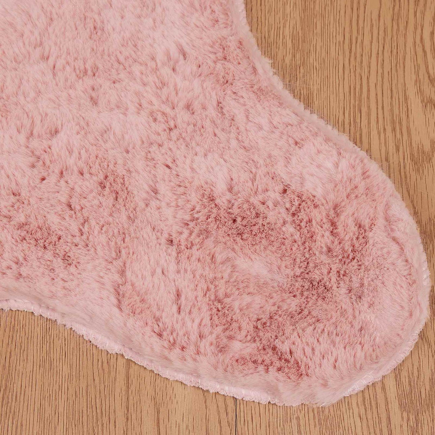 Tappeto in Pelliccia Sintetica di Coniglio Olite Rosa