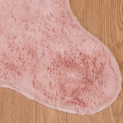 Tappeto in Pelliccia Sintetica di Coniglio Olite Rosa