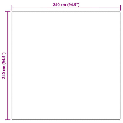 Tappeto antiscivolo in sintetica di coniglio OLITE Tortora | homemem39