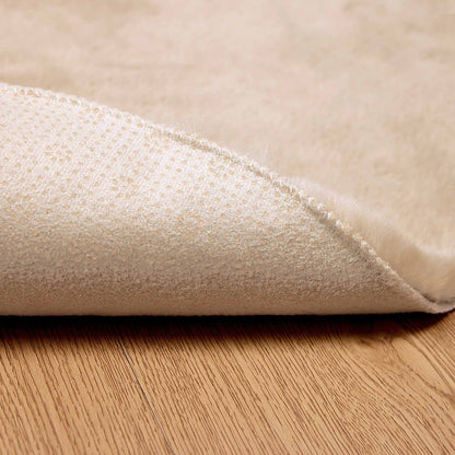 Tappeto in Pelliccia Sintetica di Coniglio Olite Talpa Ø 80 cm