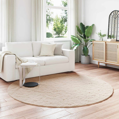 Tappeto in Pelliccia Sintetica di Coniglio Olite Talpa Ø 160 cm