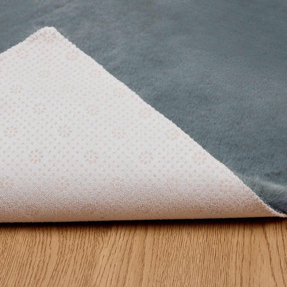 Tappeto in Pelliccia Sintetica di Coniglio Olite Antracite