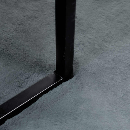 Tappeto in Pelliccia Sintetica di Coniglio Olite Antracite