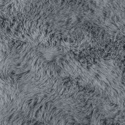 Tappeto in Pelliccia Sintetica di Coniglio Olite Antracite