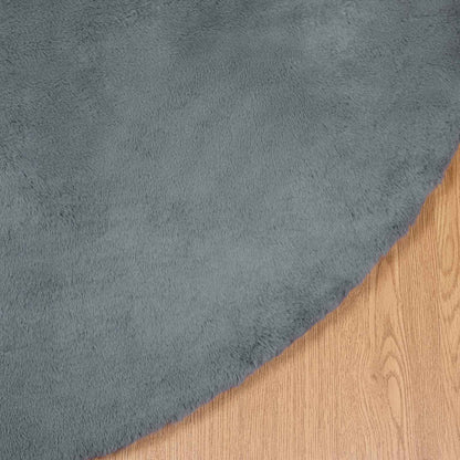 Tappeto in Pelliccia Sintetica di Coniglio Olite Antracite