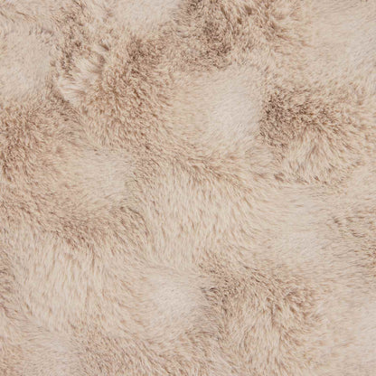 Coperta in Pelliccia di Coniglio Finta Beige 150 x 220 cm