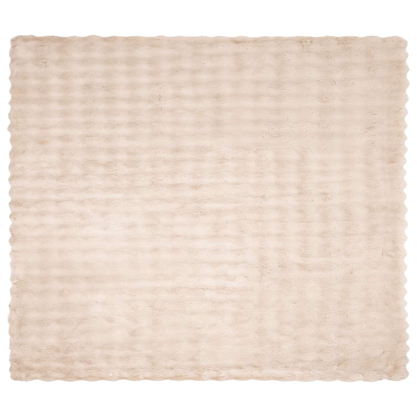 Coperta antiscivolo in sintetica di coniglio Olite 4 pcs Beige | homemem39