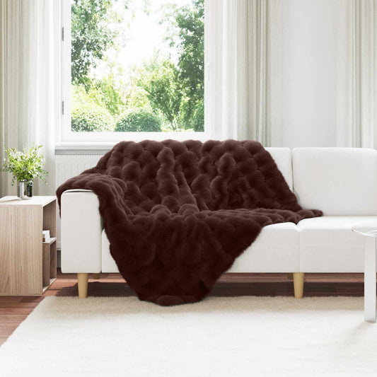 Coperta antiscivolo in sintetica di coniglio Olite 4 pcs | homemem39