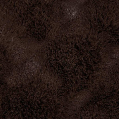 Coperta in Pelliccia di Coniglio Finta 4 pcs Cammello