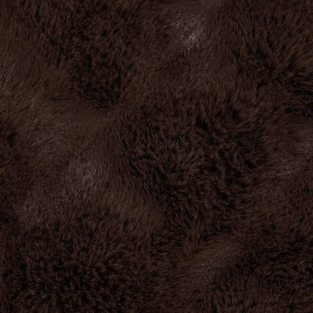 Coperta in Pelliccia di Coniglio Finta 4 pcs Cammello