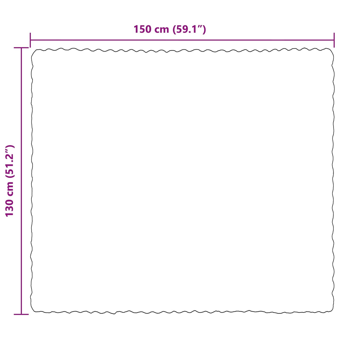 Coperta in Pelliccia di Coniglio Finta Grigio 130 x 150 cm