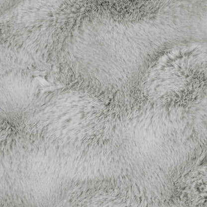 Coperta in Pelliccia di Coniglio Finta 4 pcs Grigio