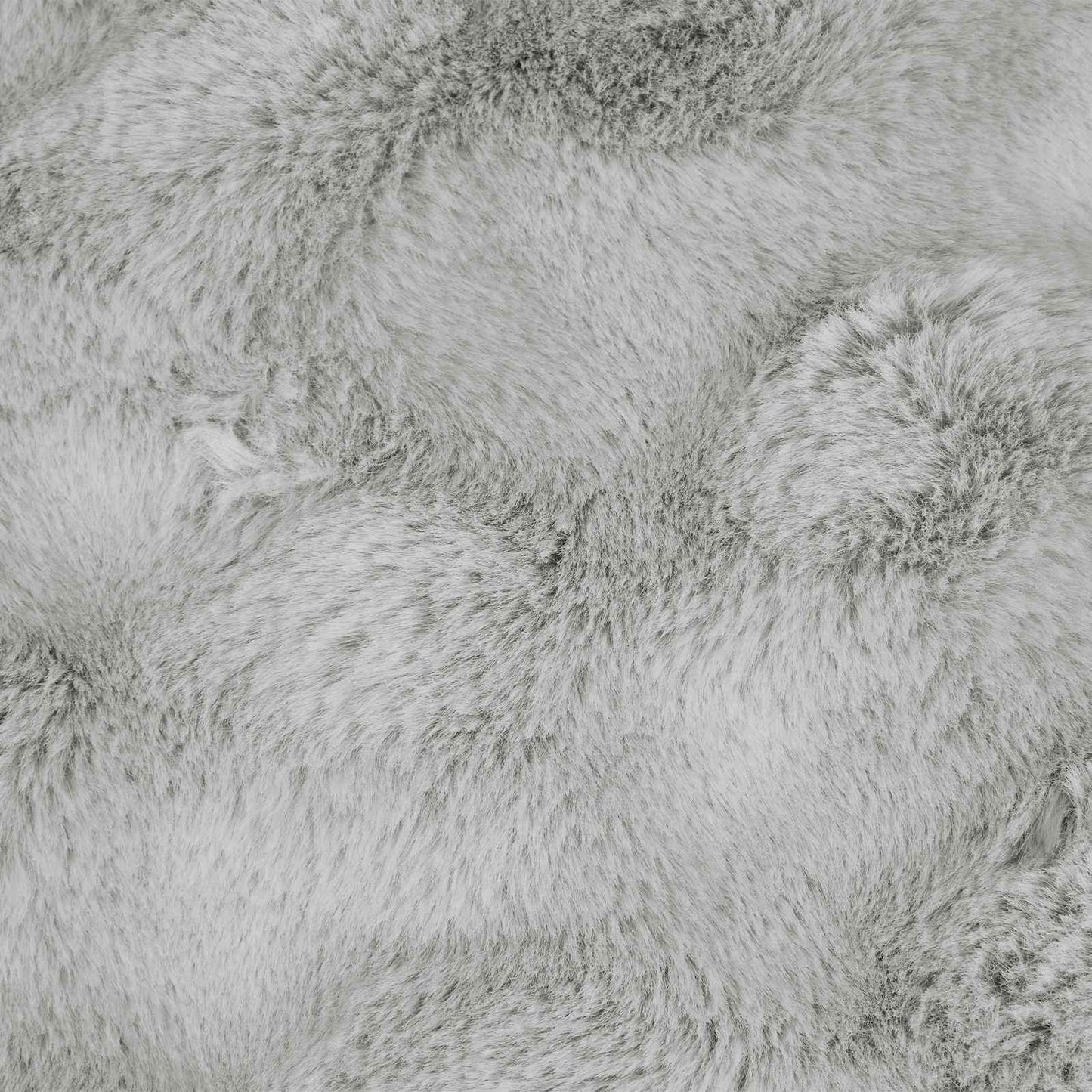 Coperta antiscivolo in sintetica di coniglio Olite 4 pz Grigio