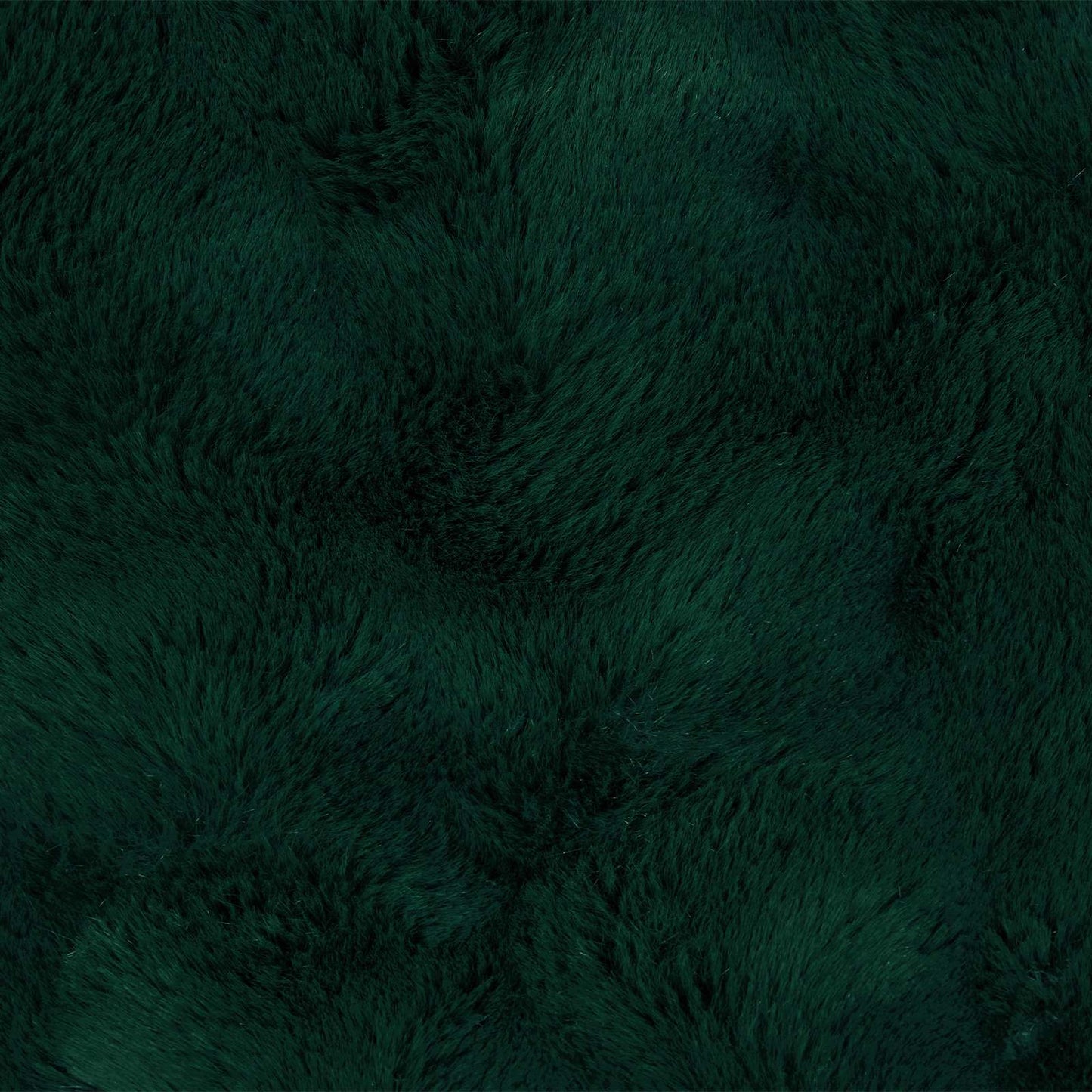 Coperta in Pelliccia di Coniglio Finta Verde Scuro 150 x 220 cm