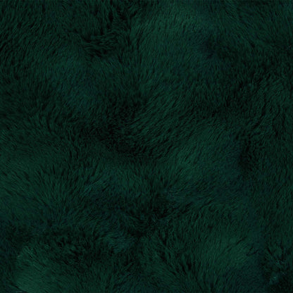Coperta in Pelliccia di Coniglio Finta Verde Scuro 240 x 270 cm